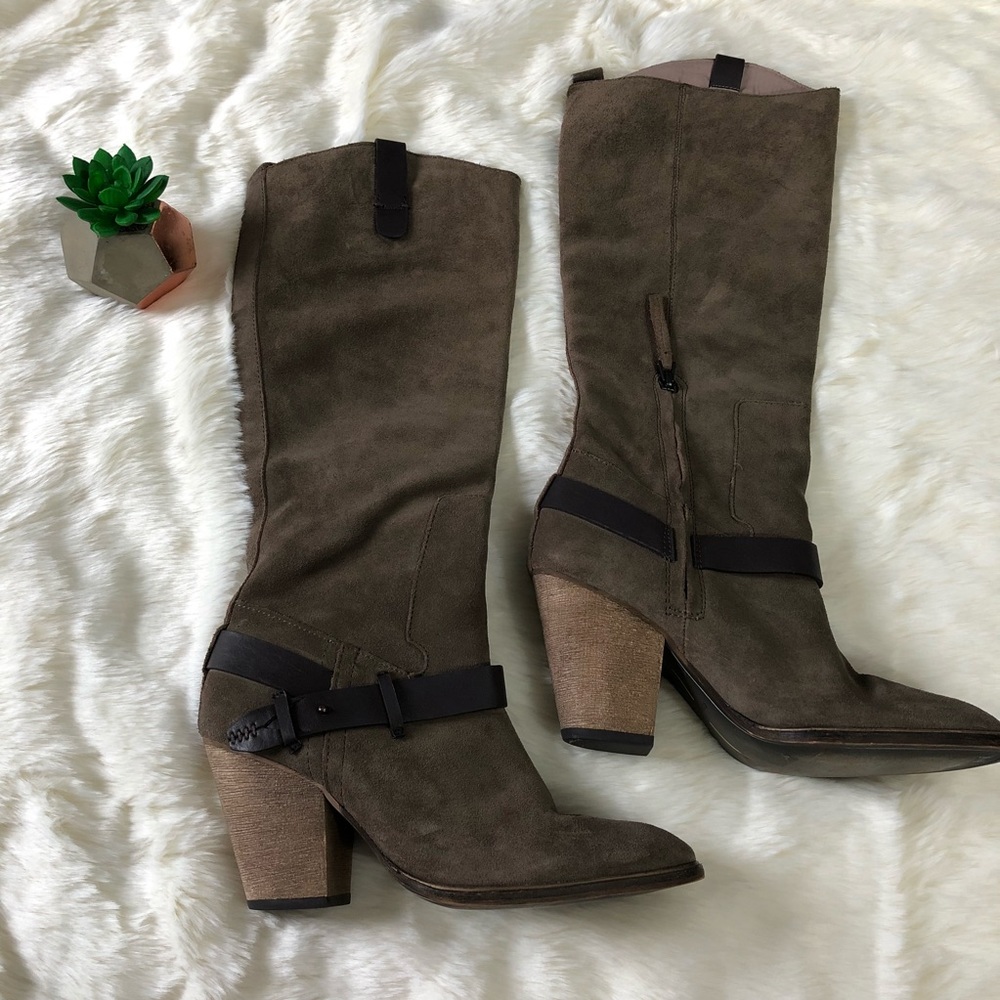 Dolce Vita Suede Heel Boots